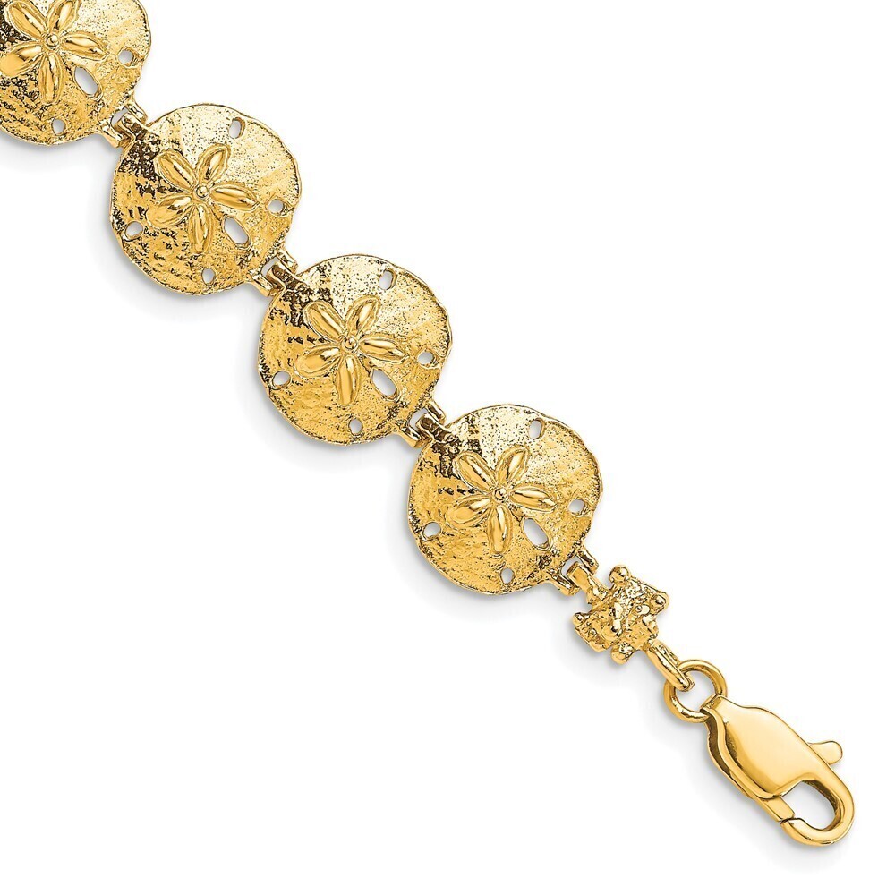 Kazi Luxury 14k Sand Dollar Bracelet